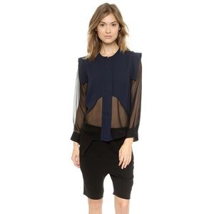 IRO Structured Bindy Blouse Size 38